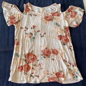 EUC cold shoulder loose top